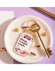 Porte-clés Allergic to – All The Ways To Say 2