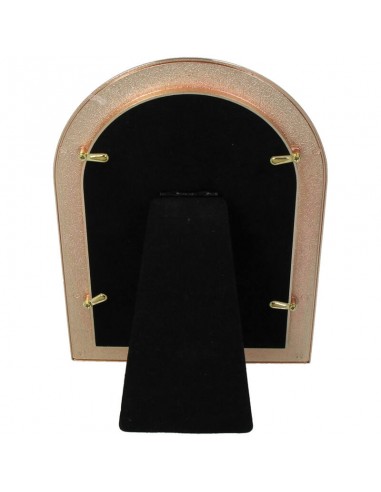 Cadre photo en zinc rose - 10x15 cm