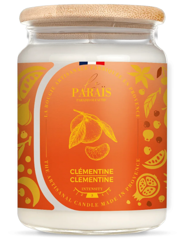 Bougie Clémentine - Grande jarre