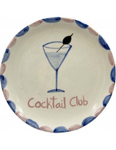 Assiette 20 cm -  Cocktail Club