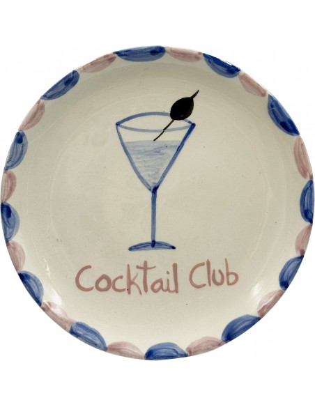 Assiette 20 cm -  Cocktail Club