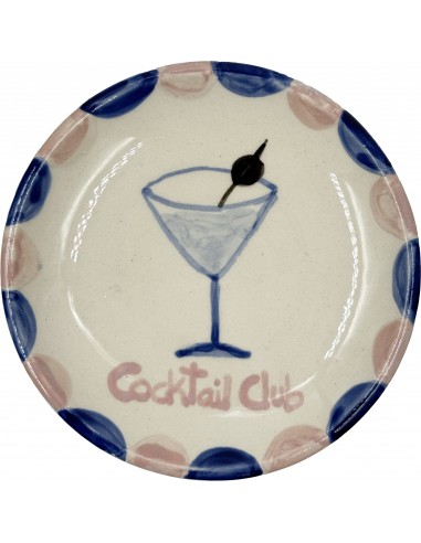 Assiette 13 cm - Cocktail Club