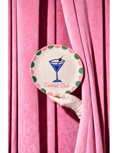 Assiette 20 cm -  Cocktail Club
