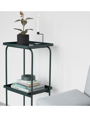 Chandelier Métal et Verre Noir