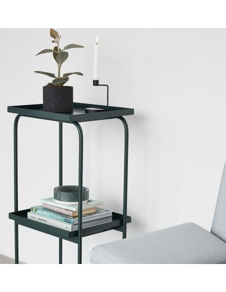 Chandelier Métal et Verre Noir